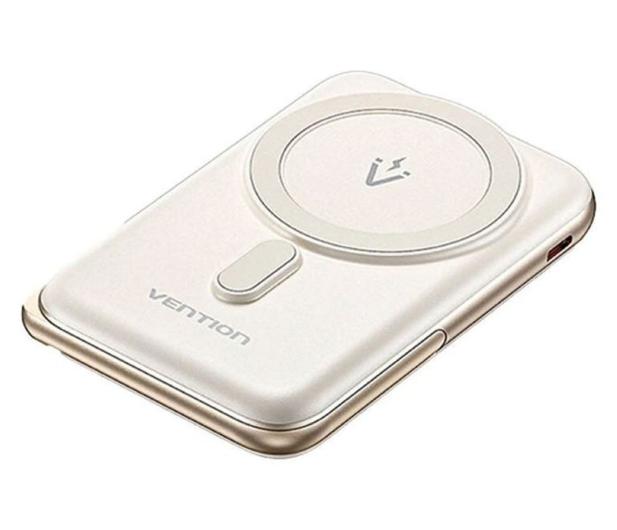 Vention Bezprzewodowy magnetyczny powerbank 20W PD 10000 mAh biały - 1543374 - zdjęcie 2